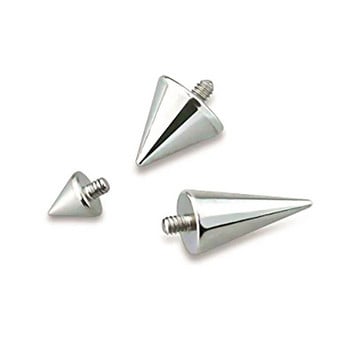 5 τμχ G23 Titanium Internal Cone Piercing 14G 16G Nose Piercings Καρφιά αυτιού Labret Ring Bar Σκουλαρίκια καρφιά Κώνος βίδα Ba