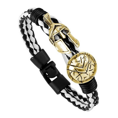 Hot Retro Spartan Κράνος Ανδρικό Βραχιόλι Europe Explosion Κοσμήματα Μόδα Βραχιόλι Γυναικείες Brave Knight Βραχιόλι Φίνο Δώρο Pulseira
