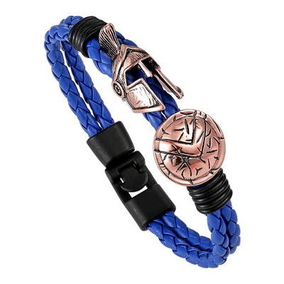 Hot Retro Spartan Κράνος Ανδρικό Βραχιόλι Europe Explosion Κοσμήματα Μόδα Βραχιόλι Γυναικείες Brave Knight Βραχιόλι Φίνο Δώρο Pulseira