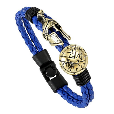 Hot Retro Spartan Κράνος Ανδρικό Βραχιόλι Europe Explosion Κοσμήματα Μόδα Βραχιόλι Γυναικείες Brave Knight Βραχιόλι Φίνο Δώρο Pulseira