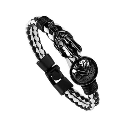 Hot Retro Spartan Κράνος Ανδρικό Βραχιόλι Europe Explosion Κοσμήματα Μόδα Βραχιόλι Γυναικείες Brave Knight Βραχιόλι Φίνο Δώρο Pulseira