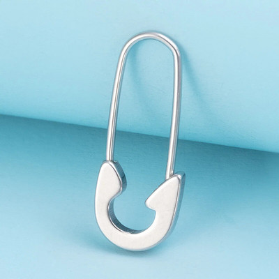 1gab drošības adata uzacu pīrsings rotaslietas no nerūsējošā tērauda nabas gredzens deguna gredzeni panku auskari unisex izlases krāsā 20 mērinstrumenti