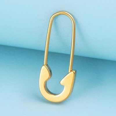 1gab drošības adata uzacu pīrsings rotaslietas no nerūsējošā tērauda nabas gredzens deguna gredzeni panku auskari unisex izlases krāsā 20 mērinstrumenti