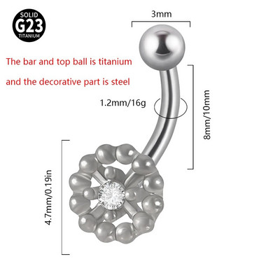 1PC G23 TItanium 16G Crystal Rook pīrsingu kopa Cz uzacu gredzens izliekts stieņa lūpu gredzens pieguļošs Daith Helix stienis bāra rotaslietas