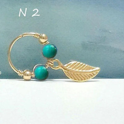 Tirkīza skrimšļa auskari skrimšļa stīpas auskari TinyTurquoise