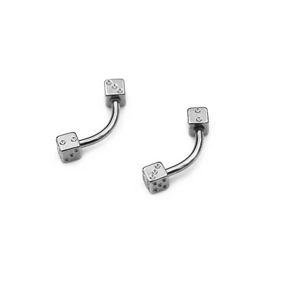 2db 1,2x8mm cirkon banán gyűrű ajak Daith Helix fülbevaló test ékszerek rozsdamentes acél szemöldök gyűrűk piercing stud ívelt súlyzó