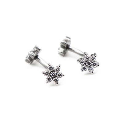 2db 1,2x8mm cirkon banán gyűrű ajak Daith Helix fülbevaló test ékszerek rozsdamentes acél szemöldök gyűrűk piercing stud ívelt súlyzó