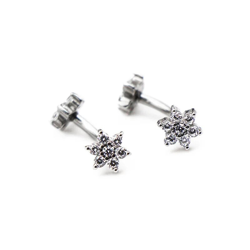 2db 1,2x8mm cirkon banán gyűrű ajak Daith Helix fülbevaló test ékszerek rozsdamentes acél szemöldök gyűrűk piercing stud ívelt súlyzó