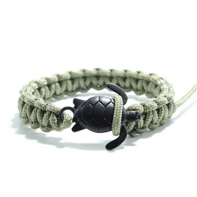 Roku darbs Paracord Survival Rokassprādze Vīriešu Jūras Bruņurupuča Rokassprādze Regulējama Virve Braslet Puisim Dāvanu Rokas Rotaslietas Pulseira