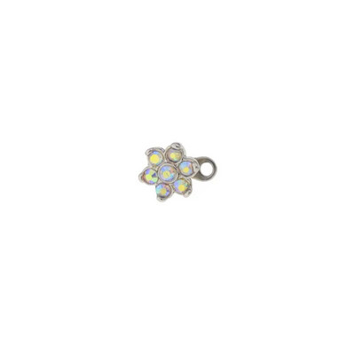 1Pc Micro Dermal Piercing Titanium Stainless Steel Crystal Dermal Piercings Top Dermal Anchor Skin Diver Surface Piercing