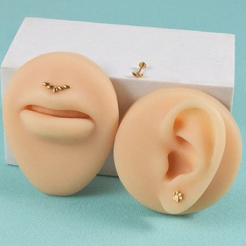 1PC Paw Labret Δαχτυλίδι για τα χείλη Piercing Bar Stud Ear Χόνδρινο Σκουλαρίκι με εσωτερική κλωστή Tragus Helix Monroe Ανδρικά κοσμήματα κοριτσιού