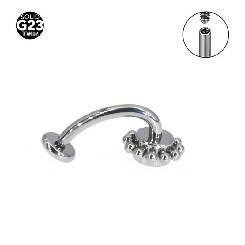 1Pc Body Jewelry-F136 Titanium CZ Smart Navel Belly Button Body Piercing 14Gx10x4/6mm Navel Curve Stieņi Vēdera gredzeni