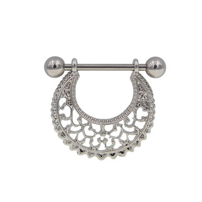 1Pair 316L Ķirurģiskā tērauda šķembu krāsa Krūšu stieņa pīrsings Nombril stieņa ķermeņa rotaslietas panku krūšu pīrsings Bohemia stieņa gredzeni