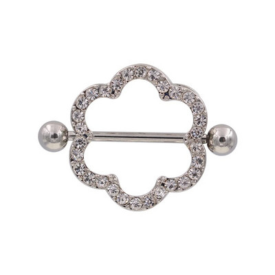 1Pair 316L Ķirurģiskā tērauda šķembu krāsa Krūšu stieņa pīrsings Nombril stieņa ķermeņa rotaslietas panku krūšu pīrsings Bohemia stieņa gredzeni