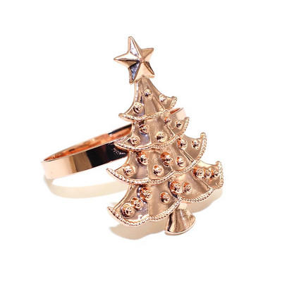 6Gb Melnā brieža galvas salvešu gredzeni Ziemassvētku salvešu gredzenu turētāji Ziemeļbrieža salvešu sprādze Helovīna vakariņām kāzu galds