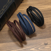 2023. gada moderna ģeometriska ādas rokassprādze vīriešiem Megnetic daudzslāņu virves luksusa rokassprādze vīriešiem Pulseras Hombre oriģinālas dāvanas vīrietim