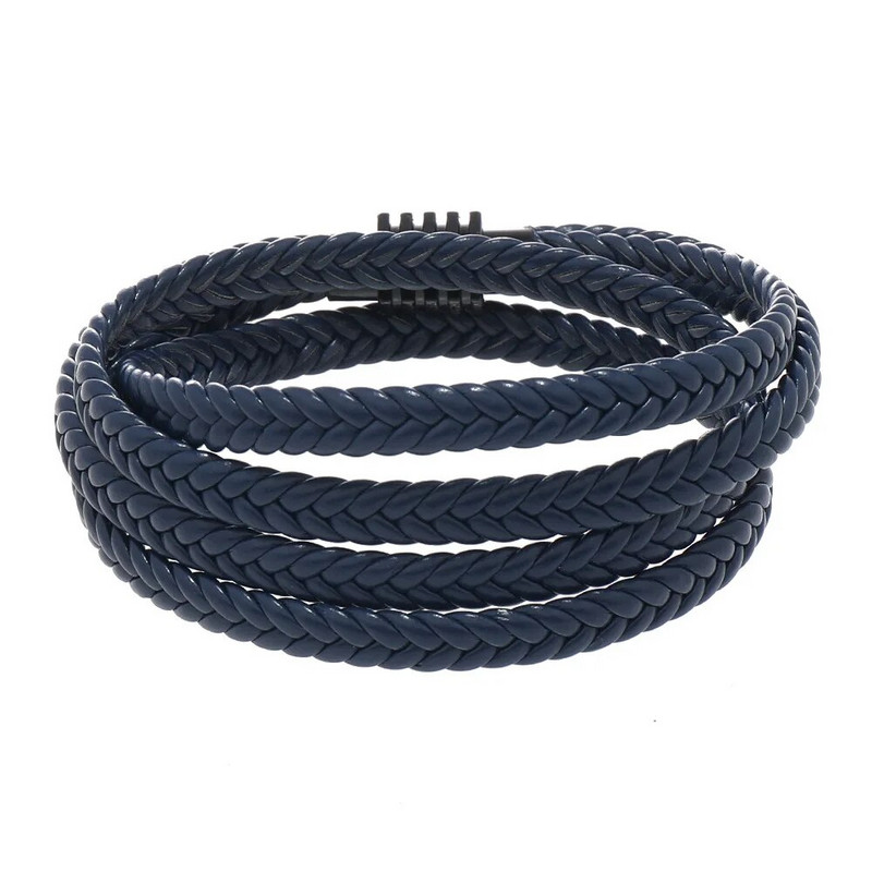 2023. gada moderna ģeometriska ādas rokassprādze vīriešiem Megnetic daudzslāņu virves luksusa rokassprādze vīriešiem Pulseras Hombre oriģinālas dāvanas vīrietim