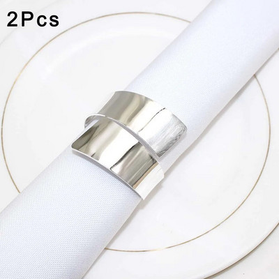 2Gb/4Gb Zelta salvešu gredzeni Metāla dobi salvešu turētāji kāzu dzimšanas dienai Baby Shower Ziemassvētku vakariņu galda dekors ERM01