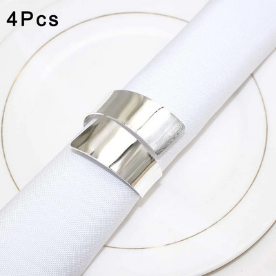 2Gb/4Gb Zelta salvešu gredzeni Metāla dobi salvešu turētāji kāzu dzimšanas dienai Baby Shower Ziemassvētku vakariņu galda dekors ERM01