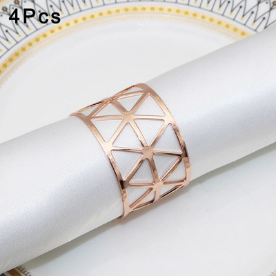 2Gb/4Gb Zelta salvešu gredzeni Metāla dobi salvešu turētāji kāzu dzimšanas dienai Baby Shower Ziemassvētku vakariņu galda dekors ERM01