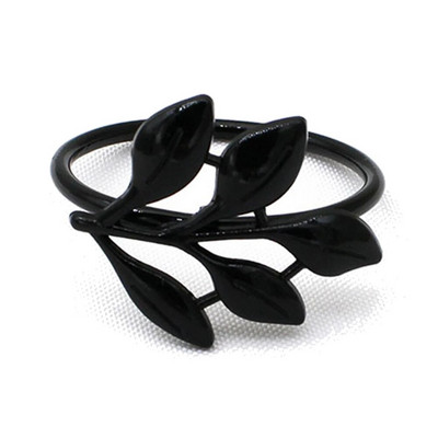 6 τμχ Δαχτυλίδια χαρτοπετσέτας σε φύλλα ματ χρυσού Μεταλλική θήκη για χαρτοπετσέτα για το Halloween Χριστούγεννα των Ευχαριστιών Πασχαλινό Διακόσμηση Τραπεζιού Γάμου ERL02