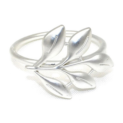 6 τμχ Δαχτυλίδια χαρτοπετσέτας σε φύλλα ματ χρυσού Μεταλλική θήκη για χαρτοπετσέτα για το Halloween Χριστούγεννα των Ευχαριστιών Πασχαλινό Διακόσμηση Τραπεζιού Γάμου ERL02