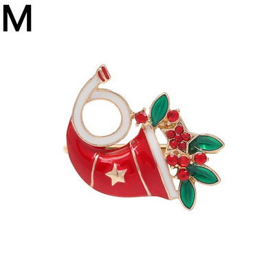 1vnt Kalėdų servetėlių žiedai Gimtadienio Vestuvių Kalėdų Vakarėlis Grožio stalo priedai Stalo servetėlių laikikliai Kalėdiniai papuošimai 2024 m.