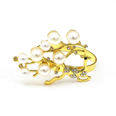 2Gb Ziemassvētku rotājums 2024 Ziemeļbriežu salvešu gredzeni Metāla gredzenu turētājs Ziemassvētku Jaungada kāzu ballītes galda dekors ERC07