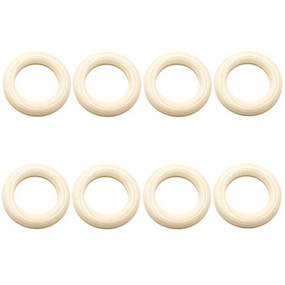 8Gb Koka salvešu gredzeni Roku darbs koka salvešu gredzenu turētājs lauku mājas Ziemassvētku kāzu galda dekorēšanai HWW55