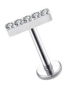 1PC F136 Titan Cartilage Helix Tragus Piercing pentru ureche Punk Rock Piercing pentru ureche pentru unghii Cercei pentru bijuterii pentru corp Accesorii