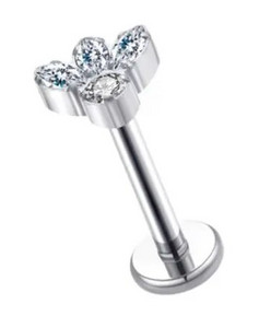 1PC F136 Titan Cartilage Helix Tragus Piercing pentru ureche Punk Rock Piercing pentru ureche pentru unghii Cercei pentru bijuterii pentru corp Accesorii