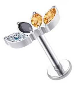 1PC F136 Titan Cartilage Helix Tragus Piercing pentru ureche Punk Rock Piercing pentru ureche pentru unghii Cercei pentru bijuterii pentru corp Accesorii