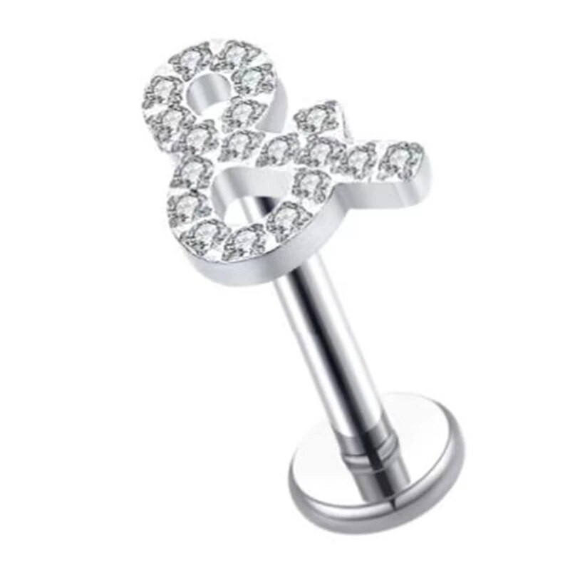 1PC F136 Titan Cartilage Helix Tragus Piercing pentru ureche Punk Rock Piercing pentru ureche pentru unghii Cercei pentru bijuterii pentru corp Accesorii