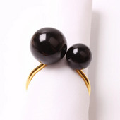 Κομψό δαχτυλίδι για χαρτοπετσέτα 4 τμχ Pearl, Διακόσμηση εκδηλώσεων γάμου Χαριτωμένη θήκη χαρτοπετσέτας, όμορφες αγκράφες από χαρτοπετσέτα Προμήθειες για τραπέζι σπιτιού