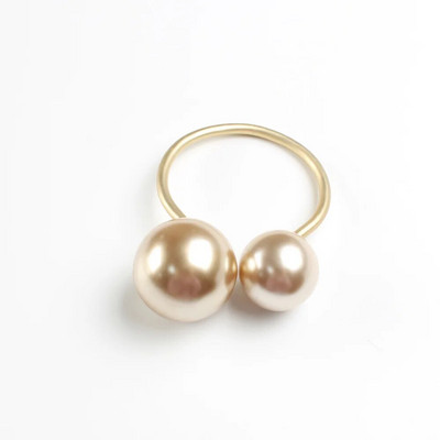 Κομψό δαχτυλίδι για χαρτοπετσέτα 4 τμχ Pearl, Διακόσμηση εκδηλώσεων γάμου Χαριτωμένη θήκη χαρτοπετσέτας, όμορφες αγκράφες από χαρτοπετσέτα Προμήθειες για τραπέζι σπιτιού