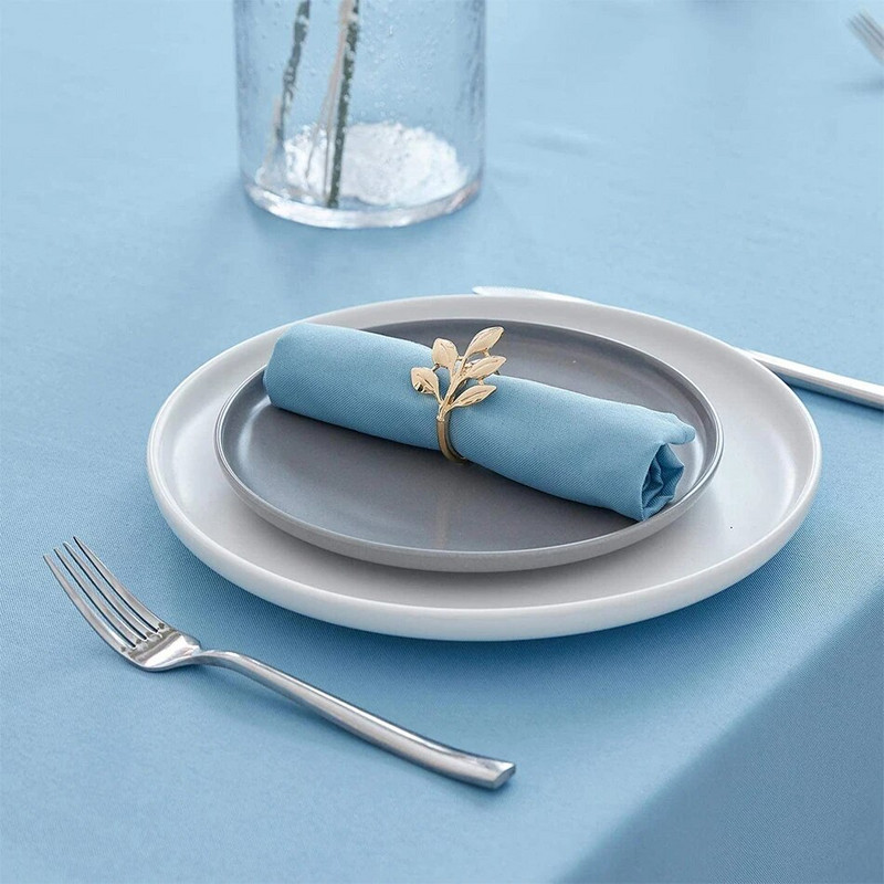 6 gabalu sakausējuma lapu salvešu sprādzes, Eiropas viesnīcu piederumu salvešu gredzeni, brīvdienu kāzu ballīte ikdienas pusdienu salvešu turētājs