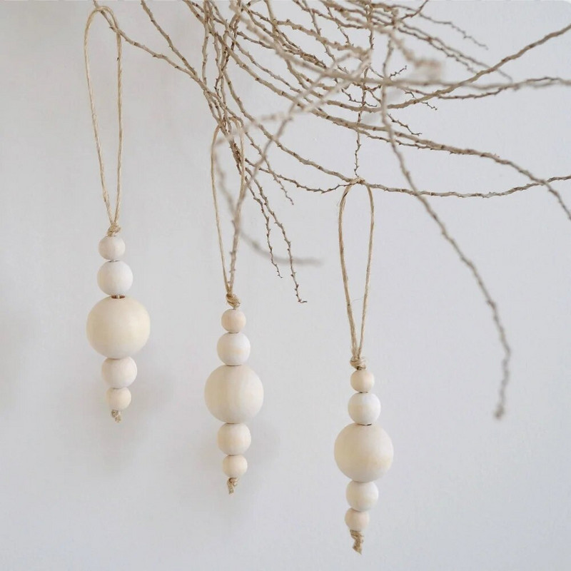 4GB ar rokām darināts dabīgā koka krelles salvešu gredzenu turētājs ar pušķiem, lauku stila lauku mājas vītnes piekarināšana pie sienas, kāzu mājas galda dekors