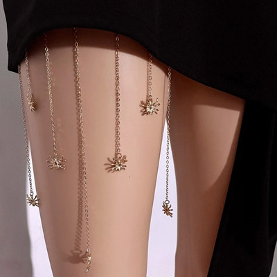 Kojų grandinėlė mada Išvaizda nepriklausoma pakuotė Moteriškos kulkšnies grandinėlės Kūno papuošalai Pasirinktos medžiagos Vandens lašelio formos lydinys