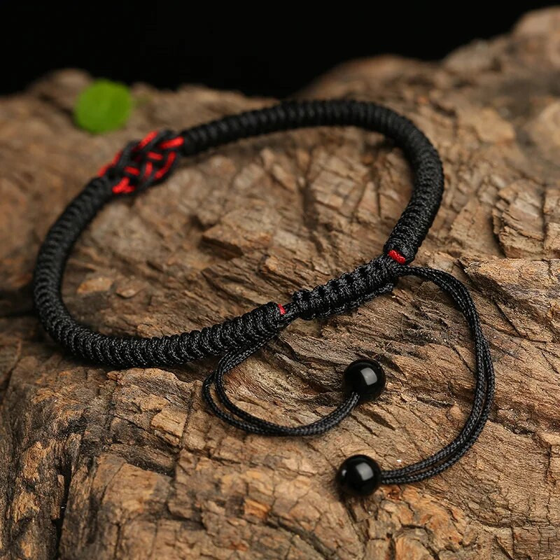 Noter Lucky Red String Käevõru Meeste Naiste Käsitsi valmistatud Reguleeritava Koetusega Käevõru Paar Käevõru Jooga Meditatsiooni Ehted Pulserid