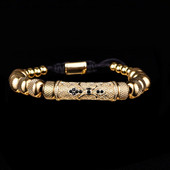 Virágvarázs karperecek rozsdamentes acél kereszt karkötő férfi római szám Európa divatékszer ajándék férfi nőnek