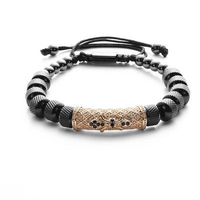 Virágvarázs karperecek rozsdamentes acél kereszt karkötő férfi római szám Európa divatékszer ajándék férfi nőnek