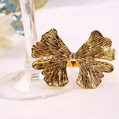 4 tk metallist salvrätikulukk, hõbedase kullaga pulmakaunistusega salvrätikusõrmus, festivaliõhtusöögipidude söögilaua piduliku pidusöögi jaoks