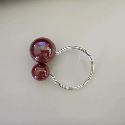 6 GAB Pērļu salvešu gredzeni, kāzu servjets, U formas izcelti salvešu turētāji ēdamistabas ģimenes vakariņu galda dekorēšanai