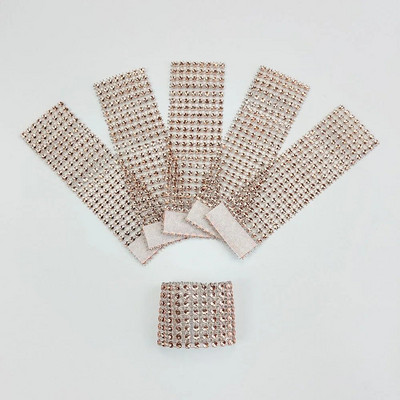 6Gb Dobu salvešu gredzens Rozā zelta sudraba krāsas salvešu sprādzes dzimšanas dienas kāzu Ziemassvētku ballītes dekors vakariņu galda salvešu turētāji