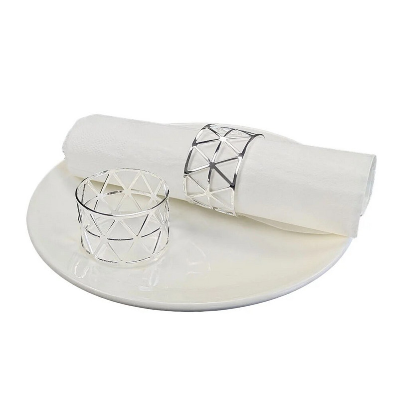 6Gb Dobu salvešu gredzens Rozā zelta sudraba krāsas salvešu sprādzes dzimšanas dienas kāzu Ziemassvētku ballītes dekors vakariņu galda salvešu turētāji