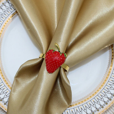 6 τεμ. Flower Bee Δαχτυλίδι για χαρτοπετσέτα μεταλλικό χρυσό Daisy Flower Θήκη για χαρτοπετσέτα Πόρπες για τραπέζι γάμου σπιτιού HWD14