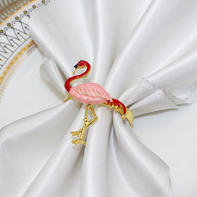 6 τεμ. Flower Bee Δαχτυλίδι για χαρτοπετσέτα μεταλλικό χρυσό Daisy Flower Θήκη για χαρτοπετσέτα Πόρπες για τραπέζι γάμου σπιτιού HWD14