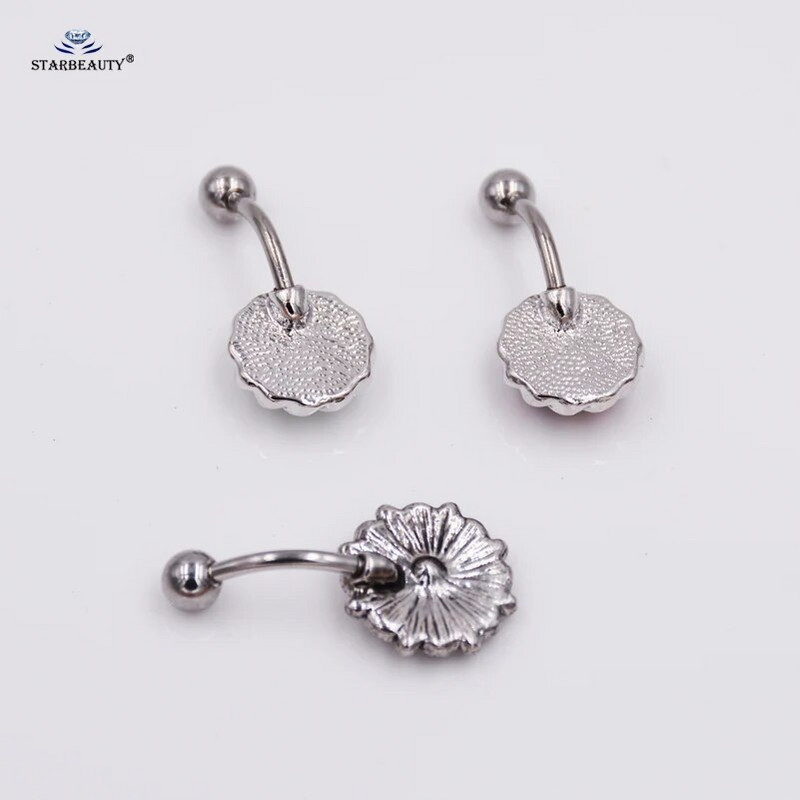 Viltus opāls, titāna pārklājums, pīrsings nabas gredzeni, nerūsējošā tērauda 14G nabas pīrsings Nombril Ombligo tērauda ķermeņa rotaslietas