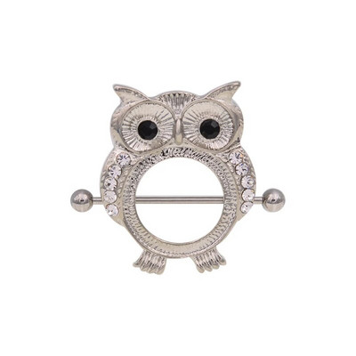 1 Pair Gig Size New Arrival Δαχτυλίδι θηλής που τρυπάει γυναίκες Κορίτσι Δαχτυλίδι θηλής από ανοξείδωτο ατσάλι Μπάρα γλώσσας Barbell Piercing Κοσμήματα