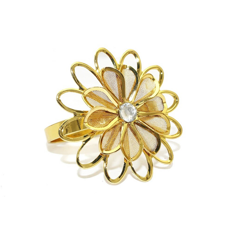 8 Pack Holly Leaf ziedu salvešu gredzeni Ziemassvētku ziedu salvešu turētājs vakariņām kāzu Ziemassvētku galda dekors HWF33